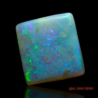 5.00 Cts Unheated Australian Fire Opal Loose Gemstone Square Cabochon Natural 12x12x3 mm AB-547
