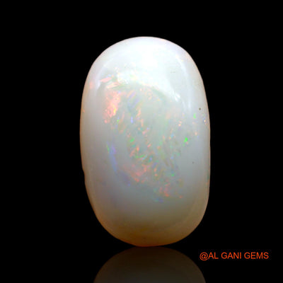 Natural Fire Opal Gemstone 4.00 Cts Loose Oval Cabochon From Australia 16x10x4 mm AB-548