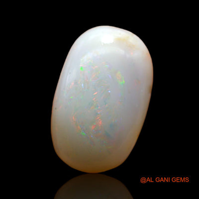 Natural Fire Opal Gemstone 4.00 Cts Loose Oval Cabochon From Australia 16x10x4 mm AB-548