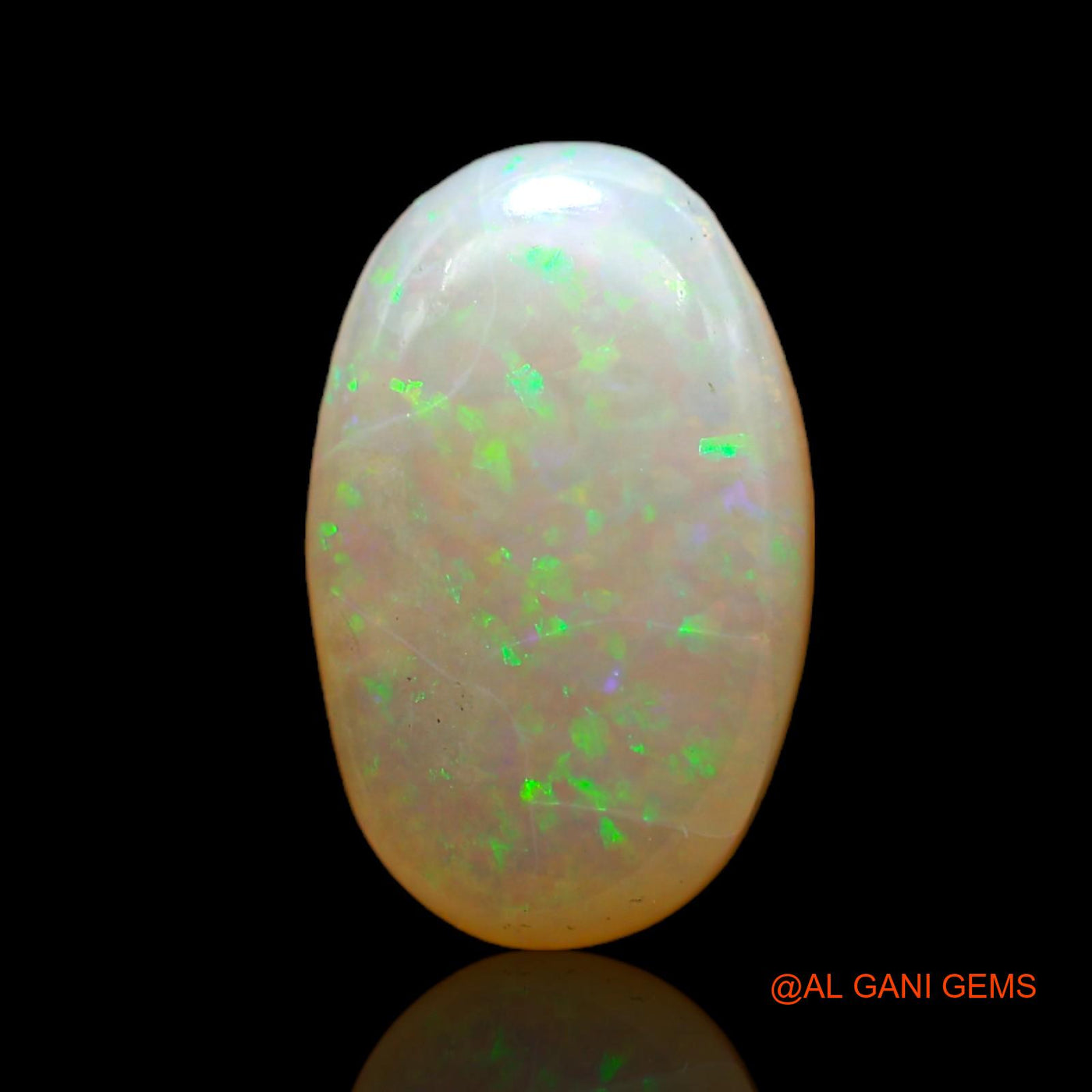 5.00 Cts Natural Australian Fire Opal Loose Gemstone Oval Cabochon 16x10x4 mm AB-549