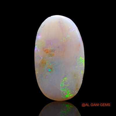 Natural Fire Opal Gemstone 3.00 Cts Loose Oval Cabochon From Australia 16x10x2 mm AB-551