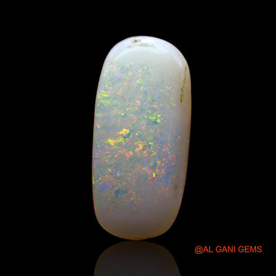 Natural Fire Opal Gemstone 3.00 Cts Loose Oval Cabochon From Australia 17x8x3 mm AB-554