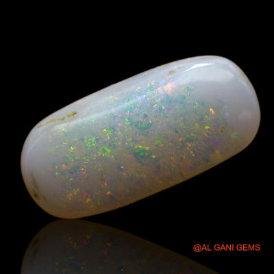 Natural Fire Opal Gemstone 3.00 Cts Loose Oval Cabochon From Australia 17x8x3 mm AB-554
