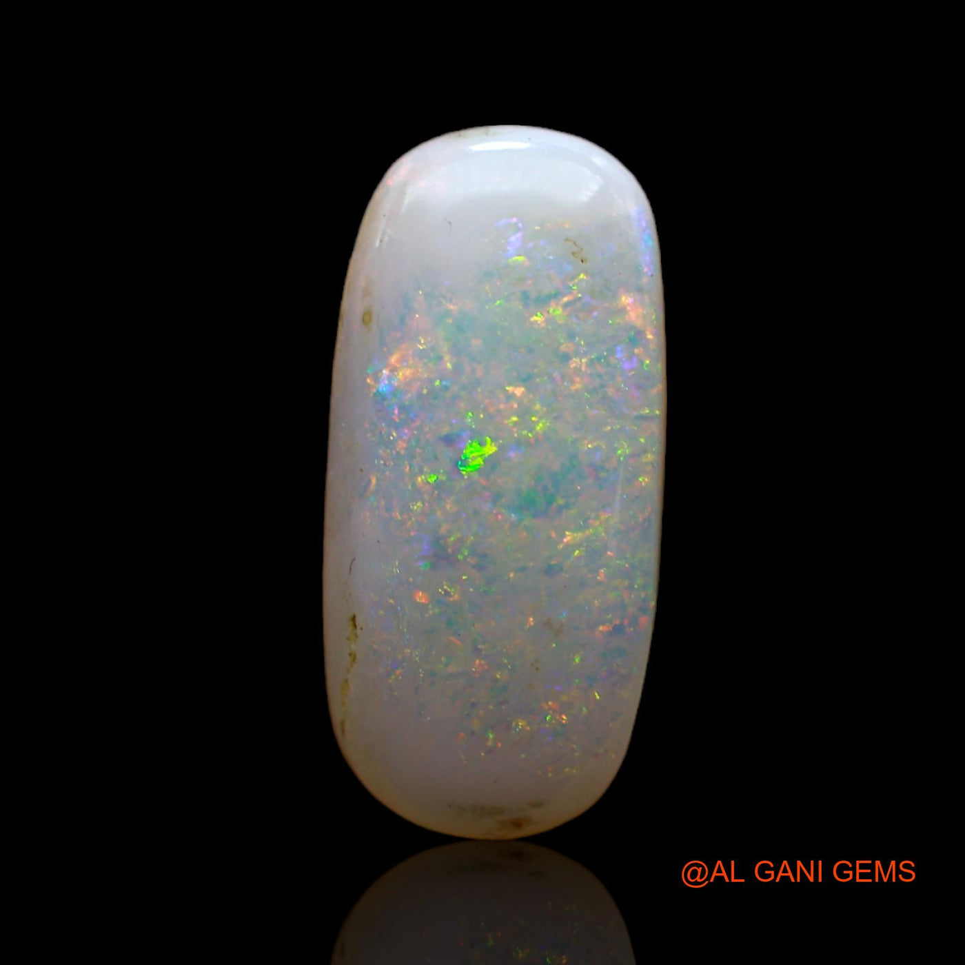 Natural Fire Opal Gemstone 3.00 Cts Loose Oval Cabochon From Australia 17x8x3 mm AB-554