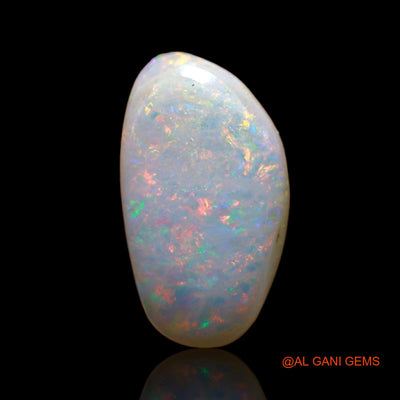 4.00 Cts Natural Australian Fire Opal Loose Gemstone Fancy Cabochon 16x9x3 mm AB-555