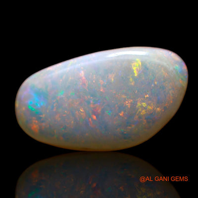 4.00 Cts Natural Australian Fire Opal Loose Gemstone Fancy Cabochon 16x9x3 mm AB-555