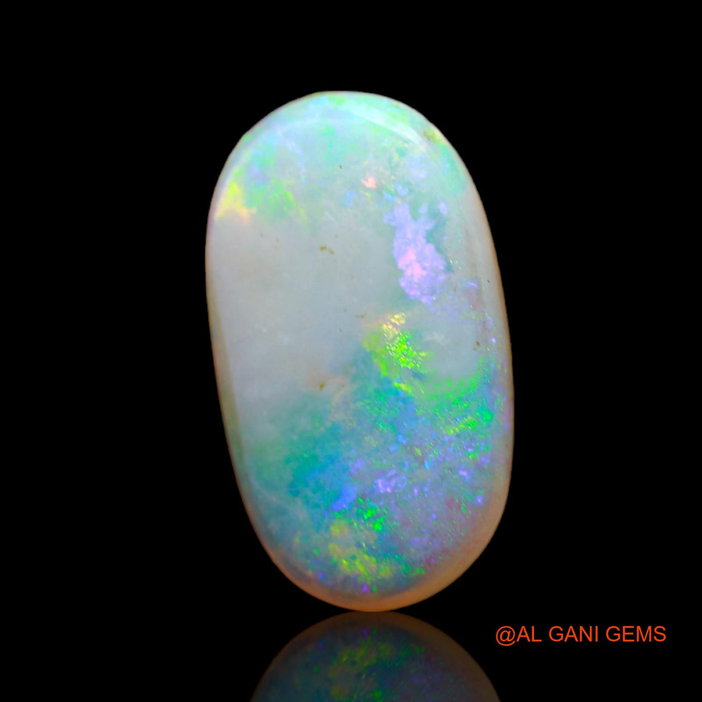 3.00 Cts Natural Australian Fire Opal Loose Gemstone Oval Cabochon 16x9x3 mm AB-558