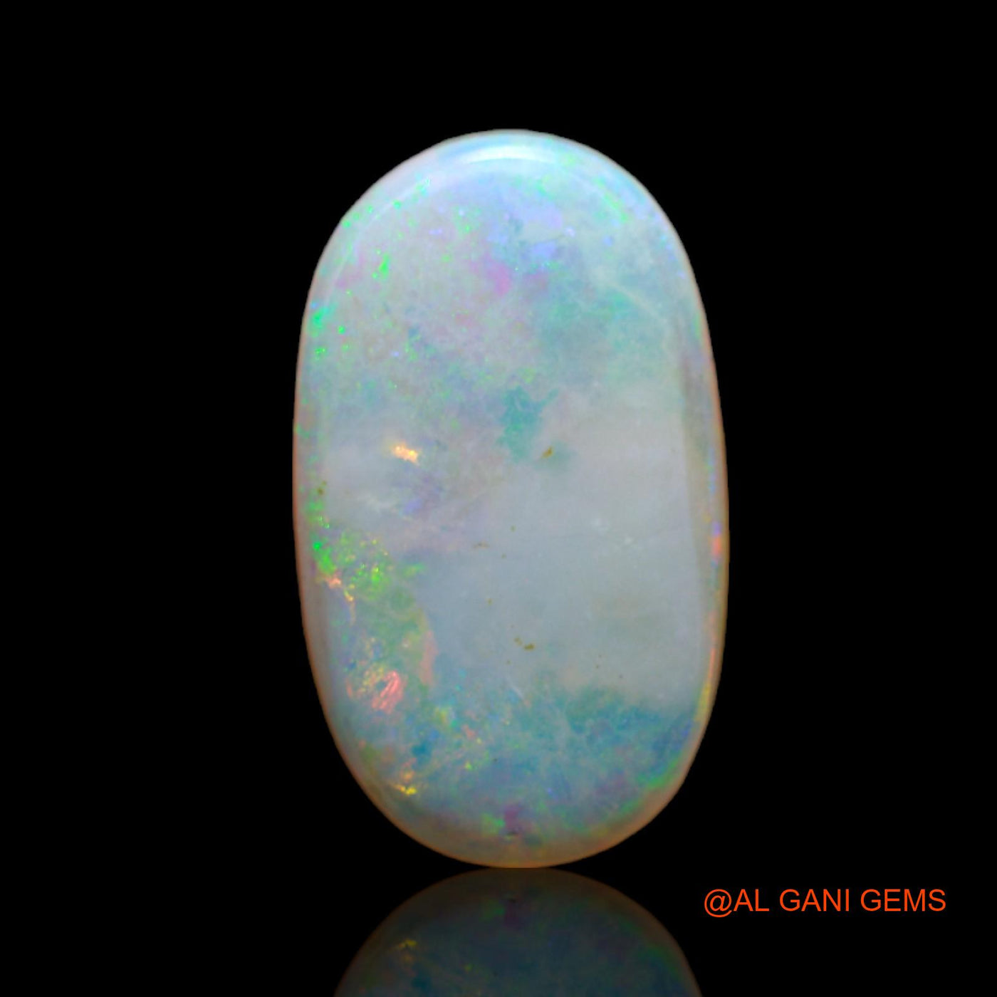 3.00 Cts Natural Australian Fire Opal Loose Gemstone Oval Cabochon 16x9x3 mm AB-558