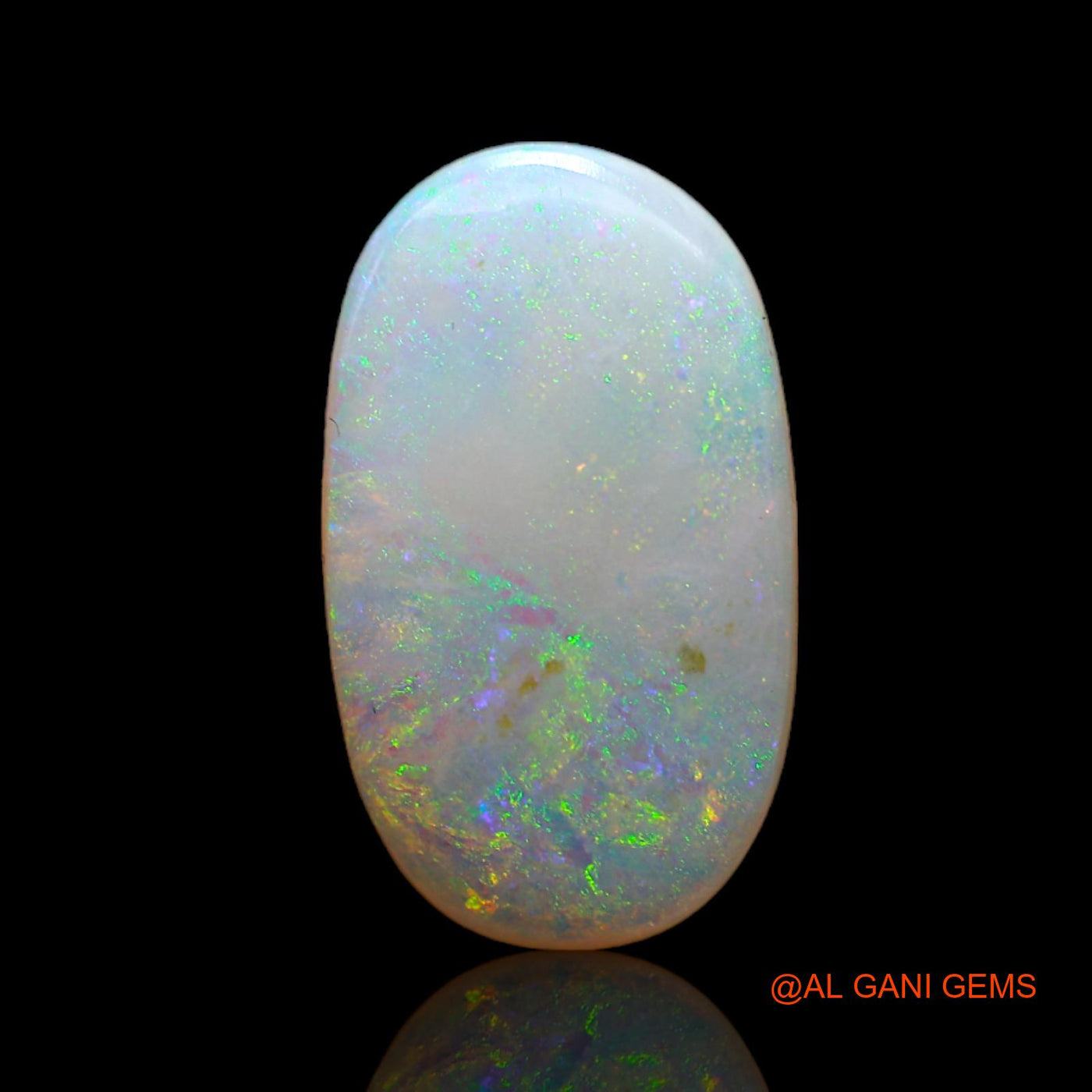 3.00 Cts Natural Australian Fire Opal Loose Gemstone Oval Cabochon 16x9x3 mm AB-558