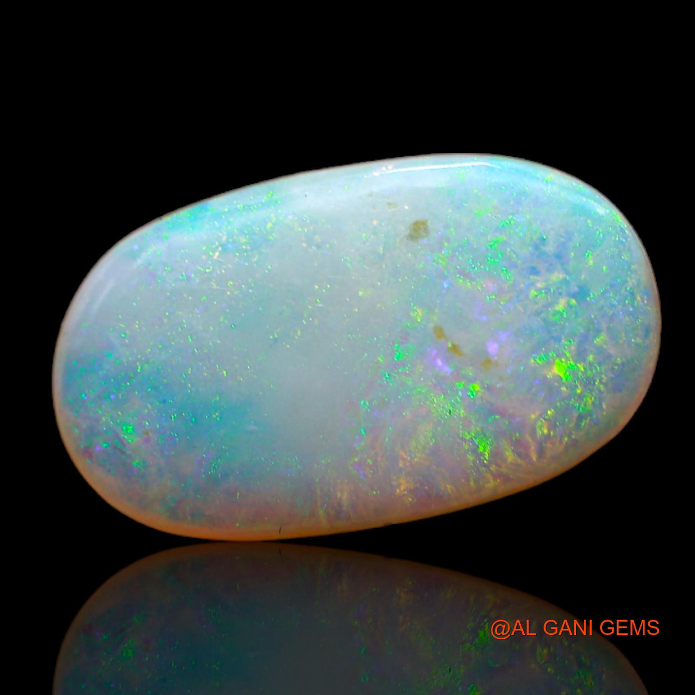 3.00 Cts Natural Australian Fire Opal Loose Gemstone Oval Cabochon 16x9x3 mm AB-558