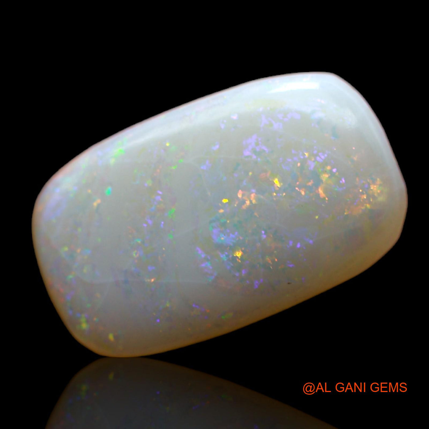 Natural Untreated Fire Opal Loose Gemstone Oval Cabochon From Australia 4.00 Cts 15x9x9 mm AB-559
