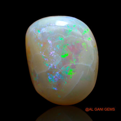 Natural Untreated Fire Opal Loose Gemstone Fancy Cabochon From Australia 5.00 Cts 14x11x4 mm AB-560