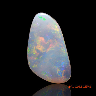 2.00 Cts Unheated Australian Fire Opal Loose Gemstone Fancy Cabochon Natural 17x9x2 mm AB-563