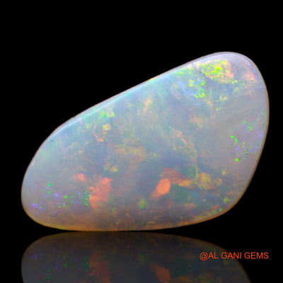 2.00 Cts Unheated Australian Fire Opal Loose Gemstone Fancy Cabochon Natural 17x9x2 mm AB-563