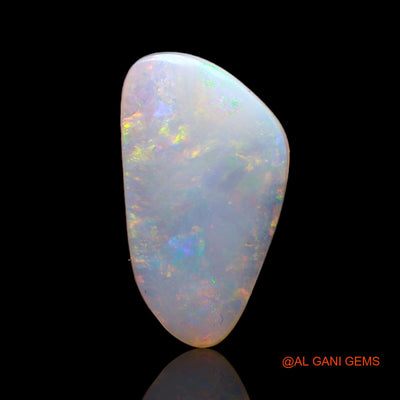 2.00 Cts Unheated Australian Fire Opal Loose Gemstone Fancy Cabochon Natural 17x9x2 mm AB-563
