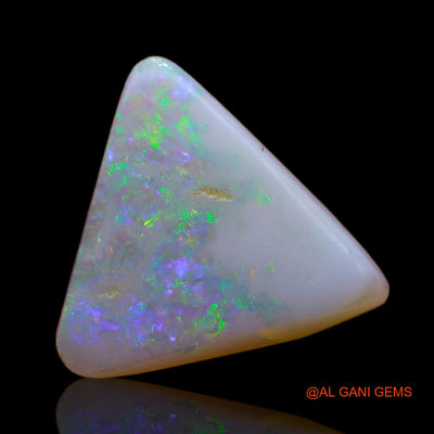 Natural Fire Opal Gemstone 2.00 Cts Loose Trillion Cabochon From Australia 13x13x3 mm AB-564