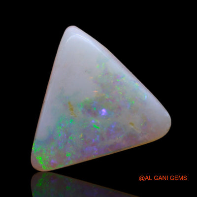 Natural Fire Opal Gemstone 2.00 Cts Loose Trillion Cabochon From Australia 13x13x3 mm AB-564