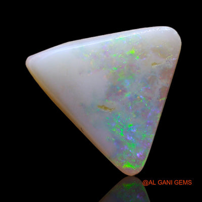 Natural Fire Opal Gemstone 2.00 Cts Loose Trillion Cabochon From Australia 13x13x3 mm AB-564