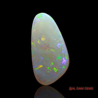 Natural Fire Opal Gemstone 3.00 Cts Loose Fancy Cabochon From Australia 17x9x3 mm AB-565