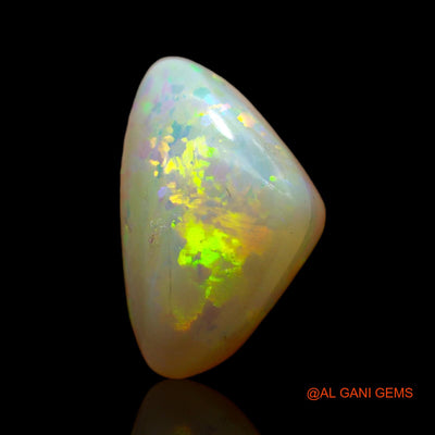 4.00 Cts Natural Australian Fire Opal Loose Gemstone Fancy Cabochon 15x9x5 mm AB-566