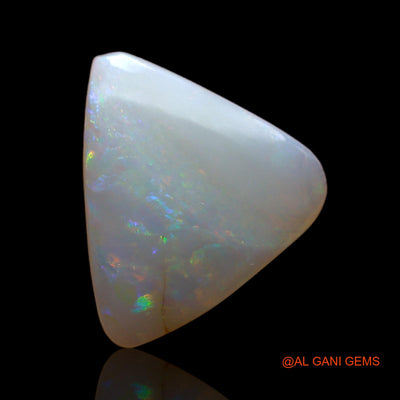 2.70 Cts Unheated Australian Fire Opal Loose Gemstone Trillion Cabochon Natural 13x13x3 mm AB-568