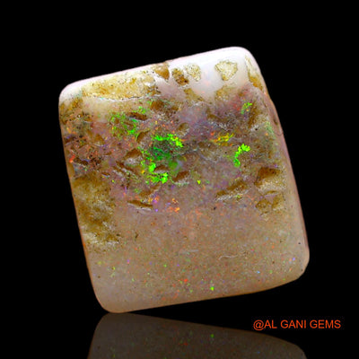 Natural Fire Opal Gemstone 5.00 Cts Loose Square Cabochon From Australia 12x11x5 mm AB-569