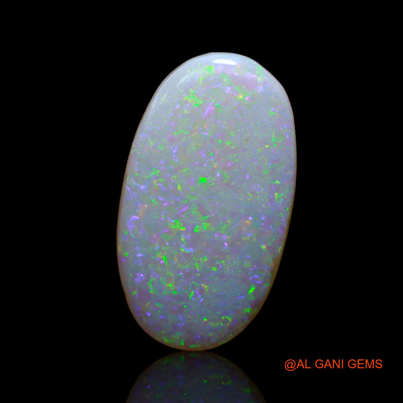 4.00 Cts Natural Australian Fire Opal Loose Gemstone Oval Cabochon 21x11x2 mm AB-56