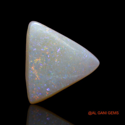 2.60 Cts Natural Australian Fire Opal Loose Gemstone Trillion Cabochon 13x12x3 mm AB-570
