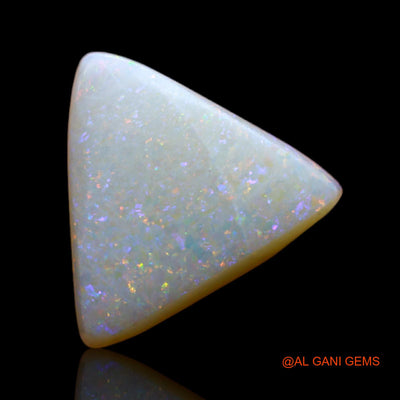 2.60 Cts Natural Australian Fire Opal Loose Gemstone Trillion Cabochon 13x12x3 mm AB-570