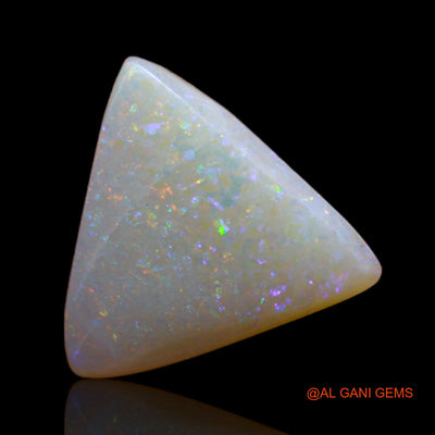 2.60 Cts Natural Australian Fire Opal Loose Gemstone Trillion Cabochon 13x12x3 mm AB-570
