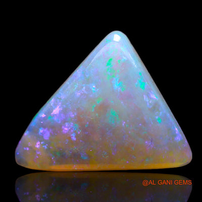 2.80 Cts Natural Australian Fire Opal Loose Gemstone Trillion Cabochon 13x12x3 mm AB-571