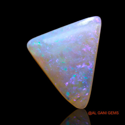 2.80 Cts Natural Australian Fire Opal Loose Gemstone Trillion Cabochon 13x12x3 mm AB-571