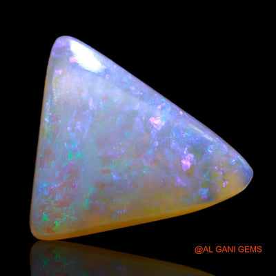 2.80 Cts Natural Australian Fire Opal Loose Gemstone Trillion Cabochon 13x12x3 mm AB-571