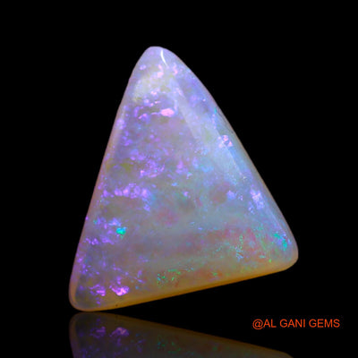 2.80 Cts Natural Australian Fire Opal Loose Gemstone Trillion Cabochon 13x12x3 mm AB-571