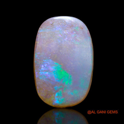 2.50 Cts Natural Australian Fire Opal Loose Gemstone Oval Cabochon 15x9x2 mm AB-573