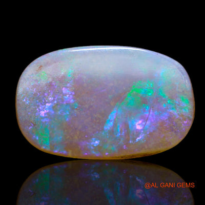 2.50 Cts Natural Australian Fire Opal Loose Gemstone Oval Cabochon 15x9x2 mm AB-573