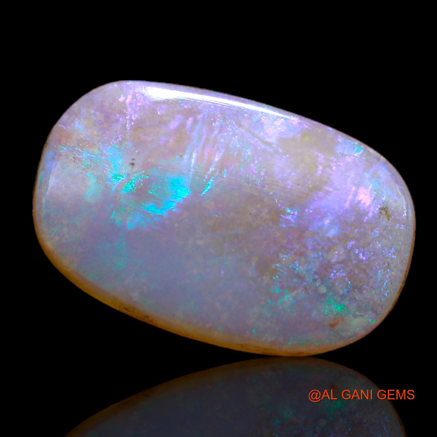 2.50 Cts Natural Australian Fire Opal Loose Gemstone Oval Cabochon 15x9x2 mm AB-573