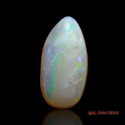 5.00 Cts Unheated Australian Fire Opal Loose Gemstone Fancy Cabochon Natural 16x8x5 mm AB-574