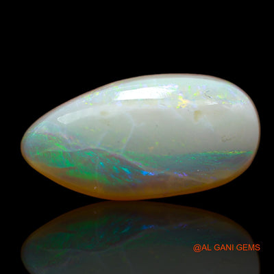 5.00 Cts Unheated Australian Fire Opal Loose Gemstone Fancy Cabochon Natural 16x8x5 mm AB-574