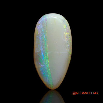 5.00 Cts Unheated Australian Fire Opal Loose Gemstone Fancy Cabochon Natural 16x8x5 mm AB-574