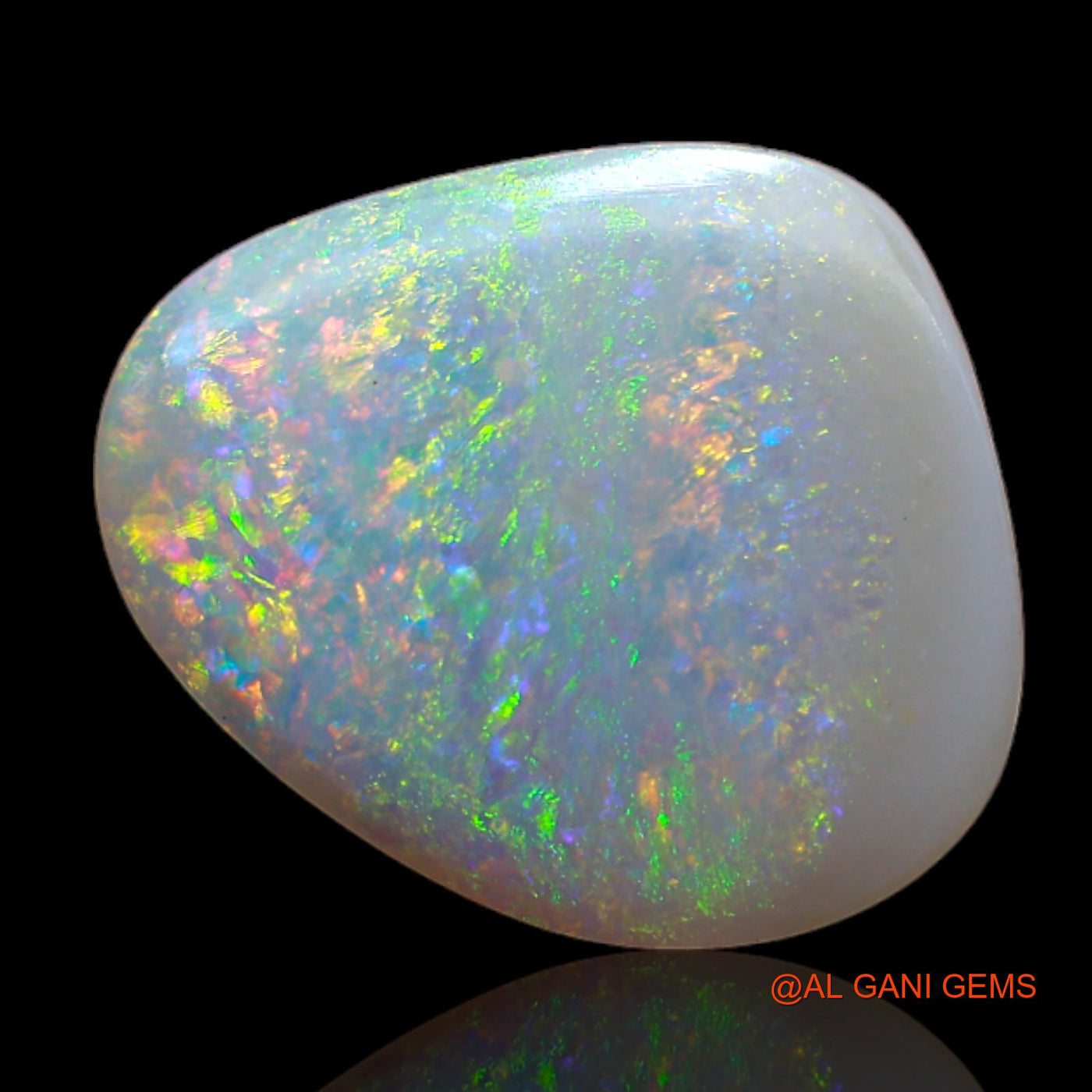 3.30 Cts Natural Australian Fire Opal Fancy Cabochon Loose Gemstone For Jewelry 12x11x3 mm AB-575