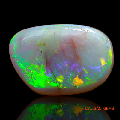4.00 Cts Unheated Australian Fire Opal Loose Gemstone Fancy Cabochon Natural 14x9x4 mm AB-576