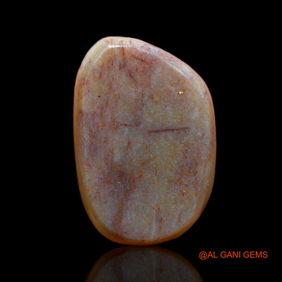 4.00 Cts Unheated Australian Fire Opal Loose Gemstone Fancy Cabochon Natural 14x9x4 mm AB-576