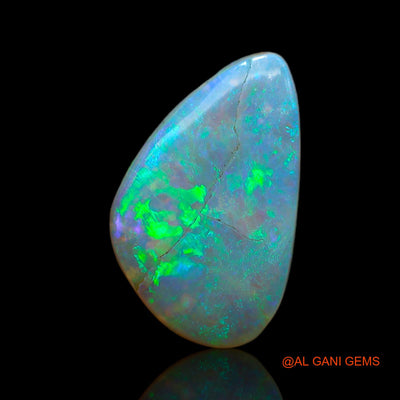 3.00 Cts Natural Australian Fire Opal Loose Gemstone Fancy Cabochon 15x9x3 mm AB-577