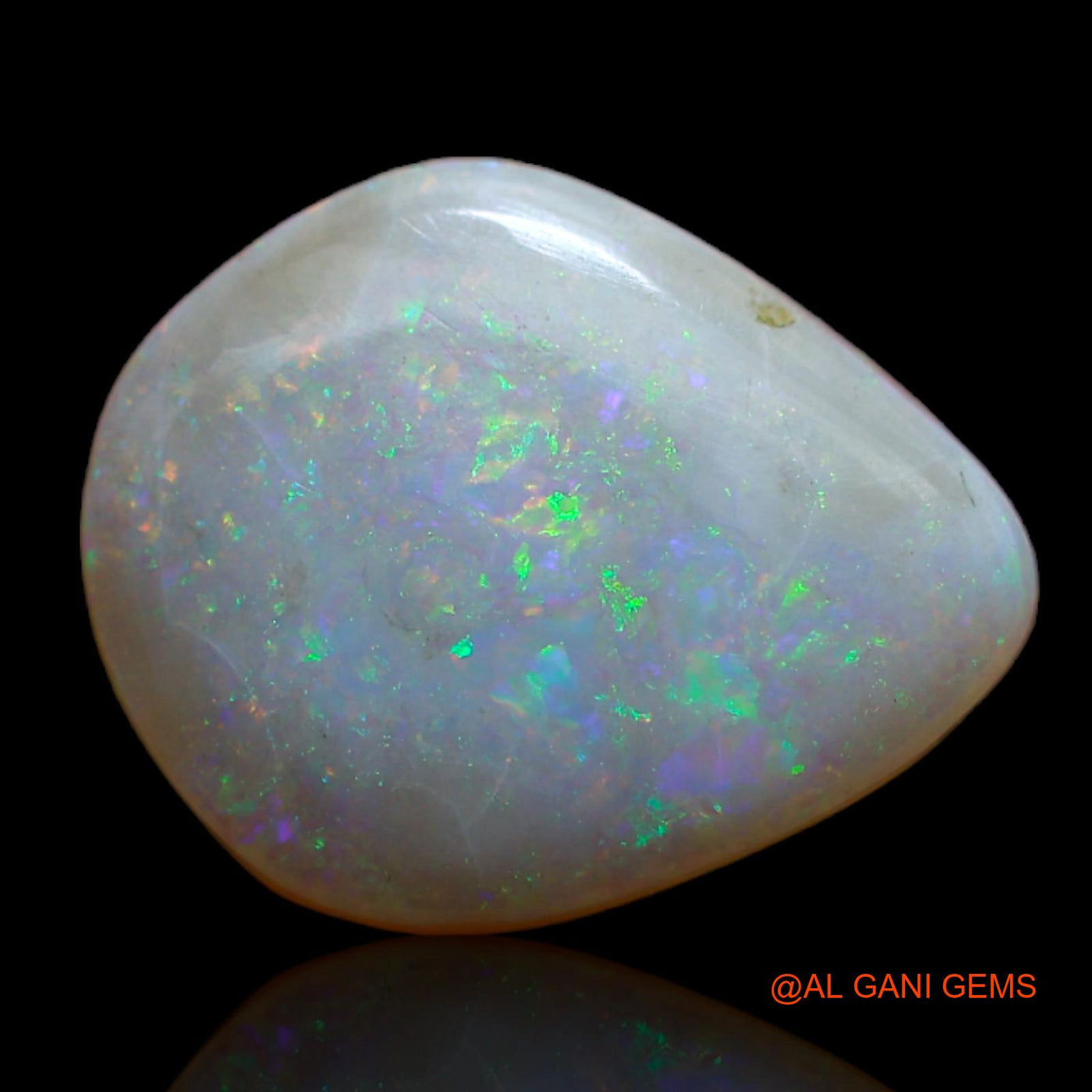 2.70 Cts Natural Australian Fire Opal Loose Gemstone Fancy Cabochon 14x11x2 mm AB-579