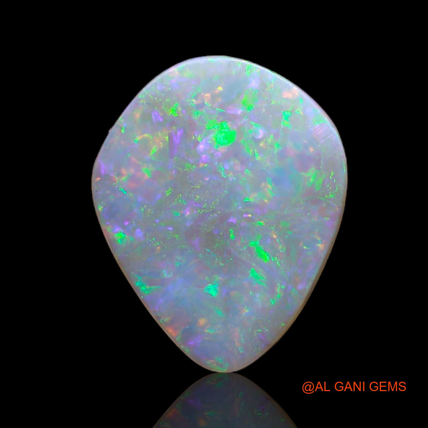 2.70 Cts Natural Australian Fire Opal Loose Gemstone Fancy Cabochon 14x11x2 mm AB-579