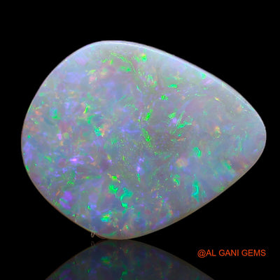 2.70 Cts Natural Australian Fire Opal Loose Gemstone Fancy Cabochon 14x11x2 mm AB-579