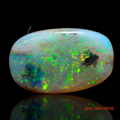 Natural Untreated Fire Opal Loose Gemstone Oval Cabochon From Australia 6.60 Cts 16x10x5 mm AB-57