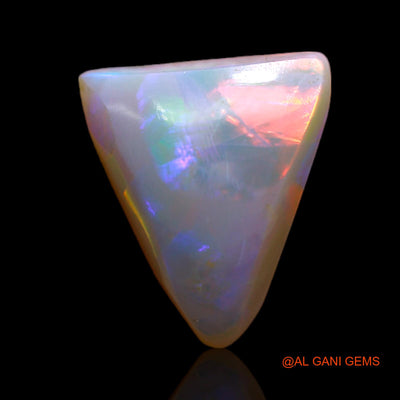 3.00 Cts Natural Australian Fire Opal Trillion Cabochon Loose Gemstone For Jewelry 12x11x4 mm AB-580