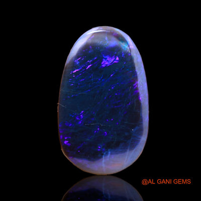 3.00 Cts Natural Australian Fire Opal Loose Gemstone Fancy Cabochon 15x9x3 mm AB-581